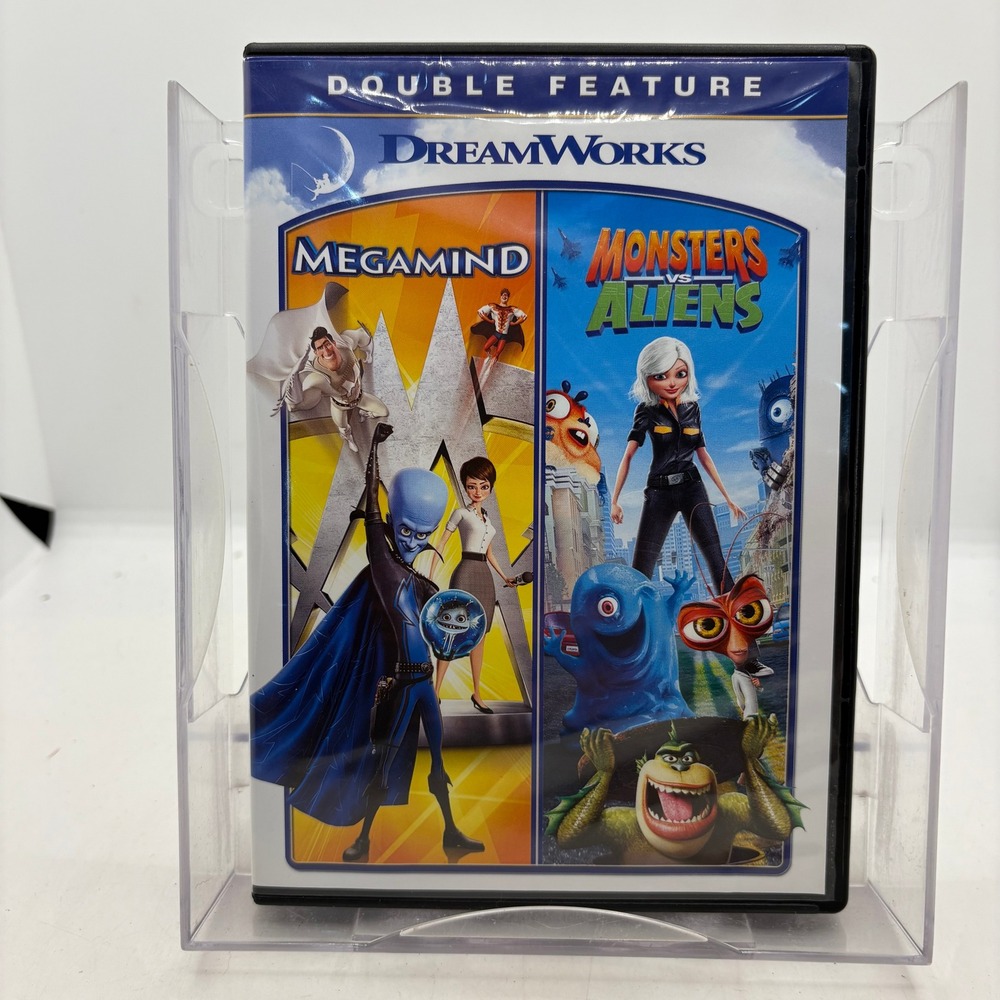Megamind & Monsters vs Aliens DVD Double Feature Widescreen 2-Disc Set